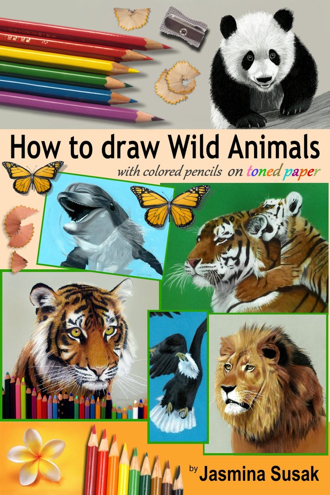 How to Draw Wild Animals with Colored Pencils on Toned Paper - Payhip