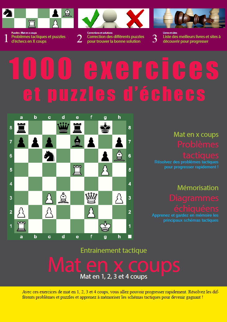 1000 Exercices Pour Bien Progresser Aux échecs Pdf