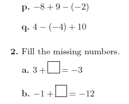 adding and subtracting positive and negative numbers worksheet no 4 with solutions payhip