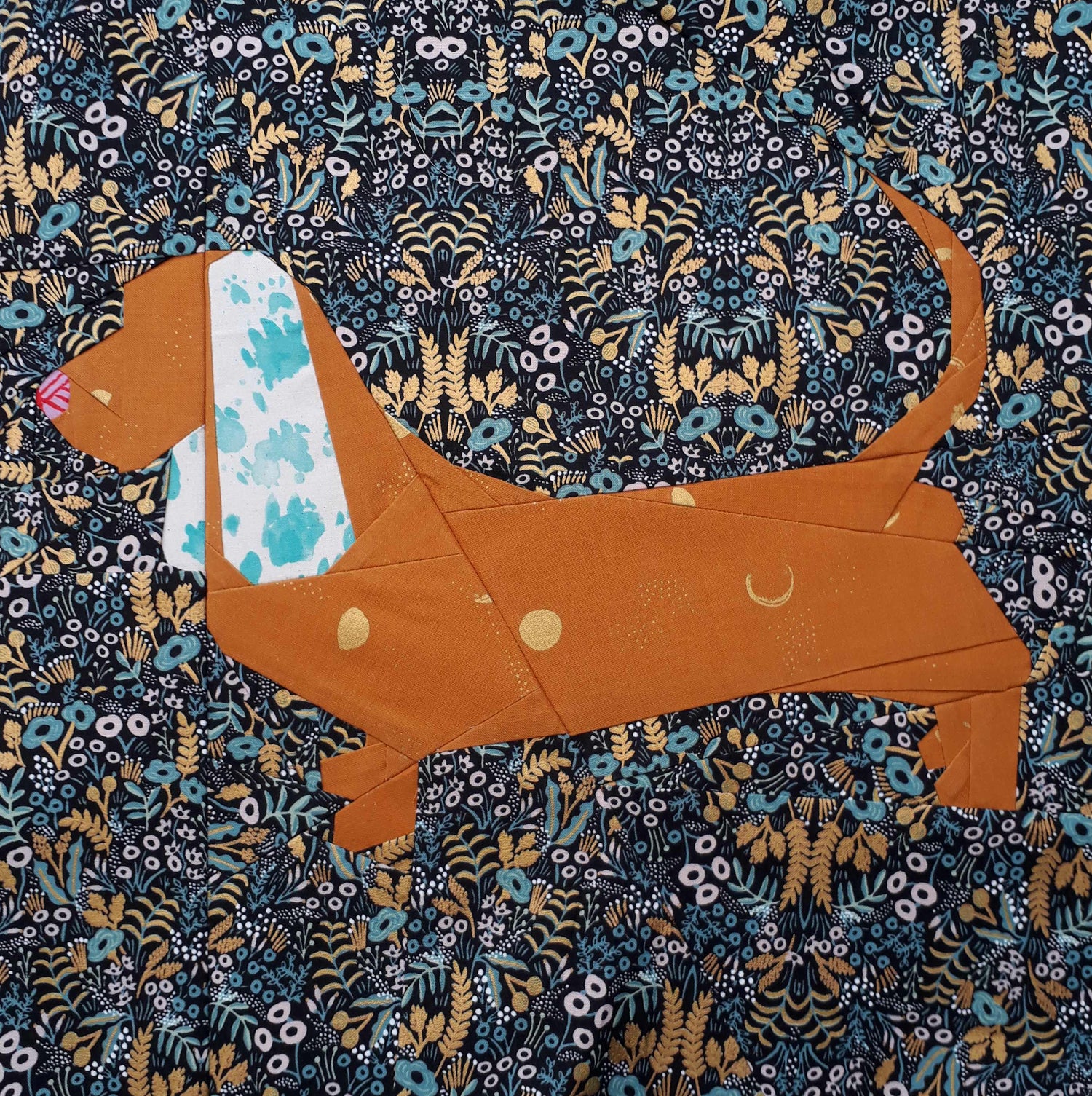 Basset Hound Foundation Paper Pieced Quilt Pattern Payhip