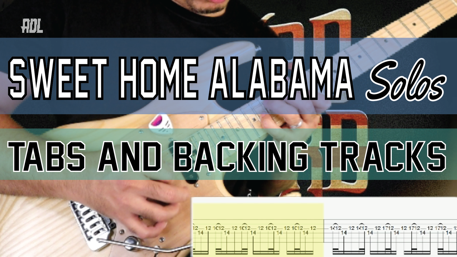 SWEET HOME ALABAMA 1st and 2nd SOLOS TABS and BACKING TRACKS Payhip