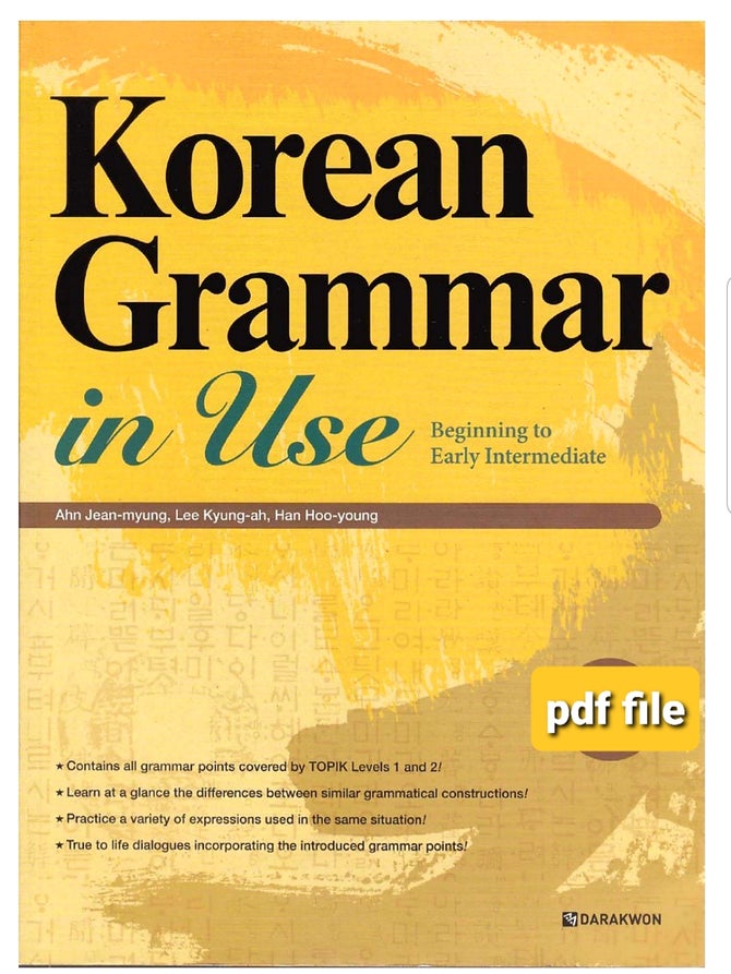 Korean Grammar in Use PDF file Payhip