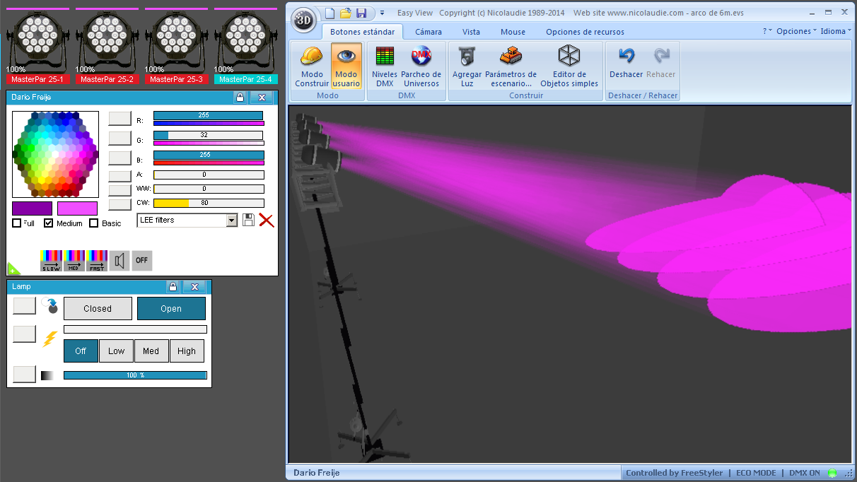 Librería De Magic 3d Easy View P/ MasterPar 25 De Tecshow Payhip