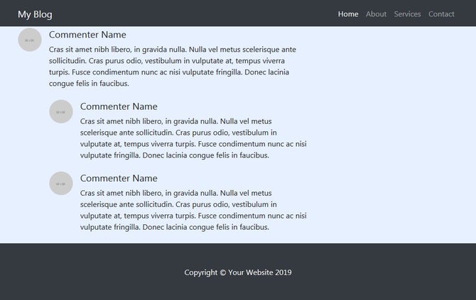 Blog Post Page Template (HTML / CSS / Bootstrap) - Payhip