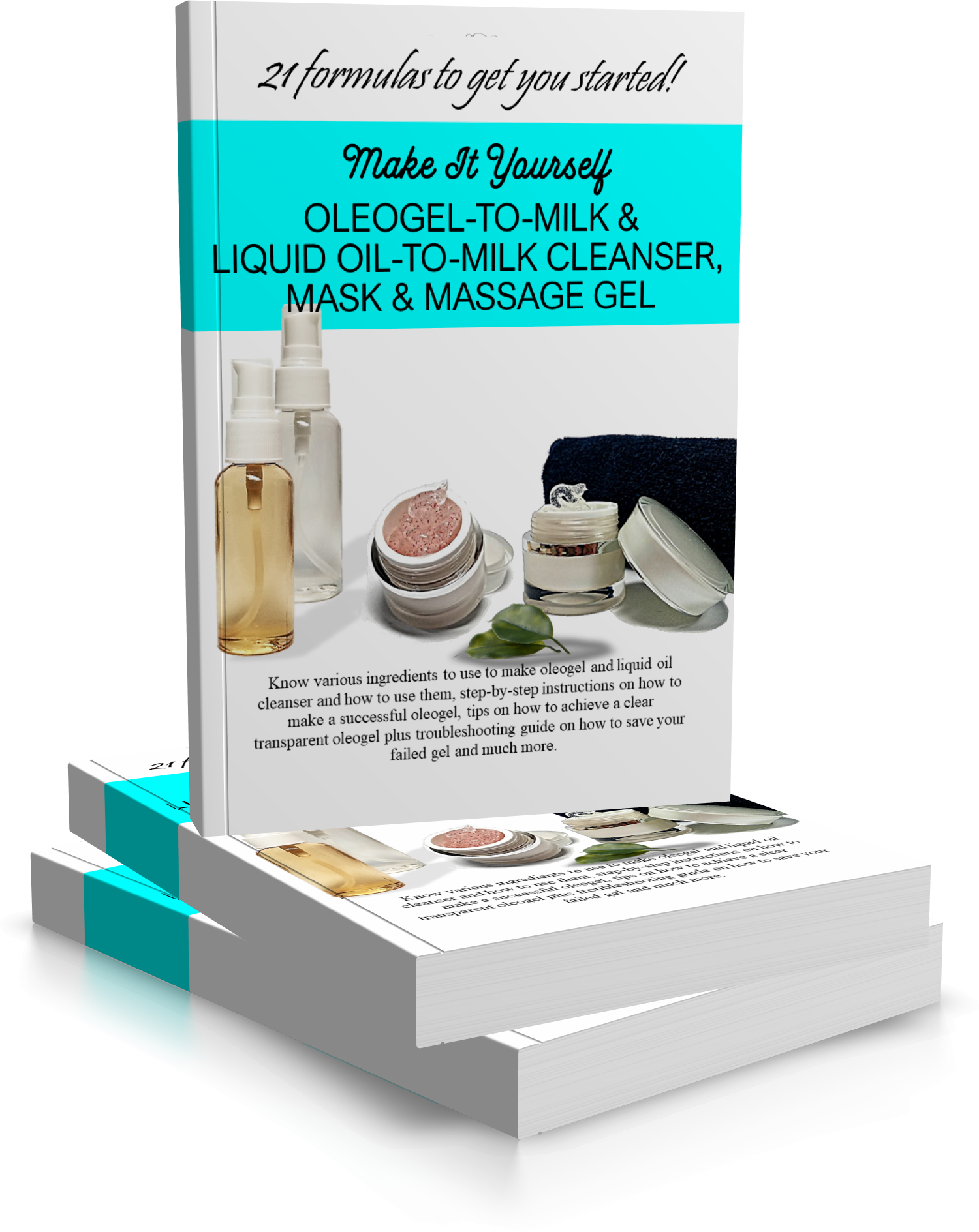 Oleogel Recipes, GeltoMilk Cleanser, Mask, Massage Gel Payhip