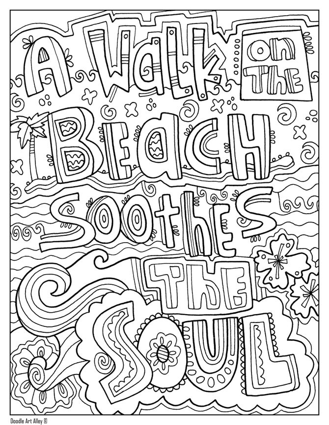 Beach Coloring eBook - Payhip