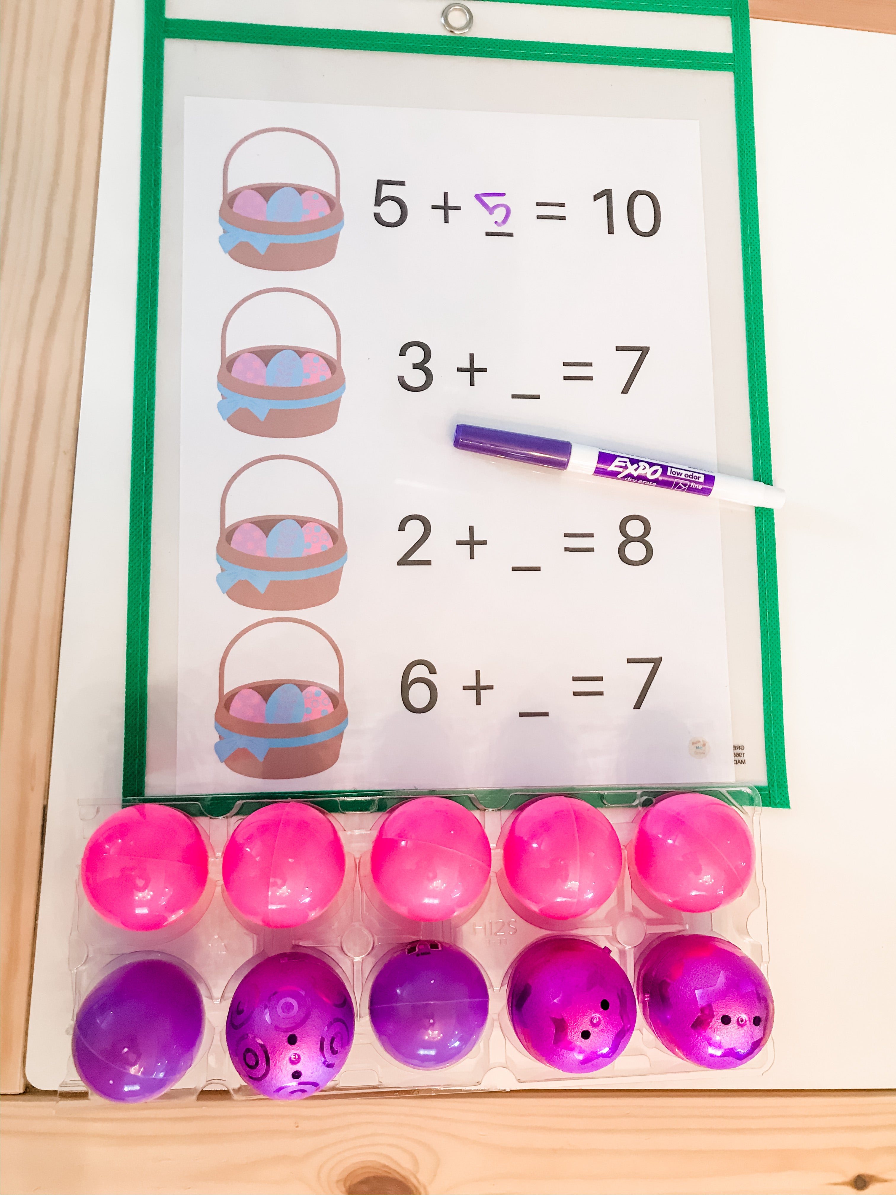 Egg Carton Ten Frame Addition Payhip