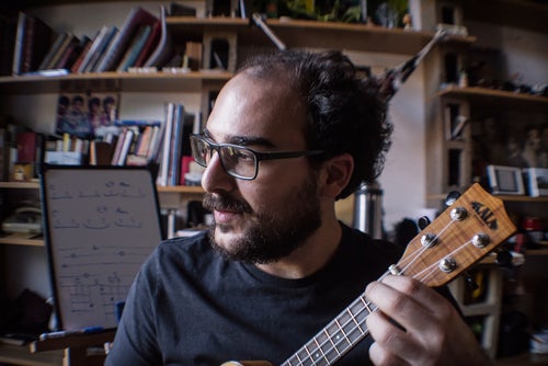 ukulele player