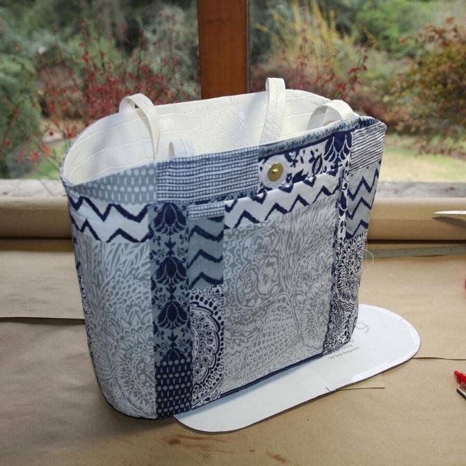 Reversible Fabric Vinyl Tote Bag Pattern Payhip