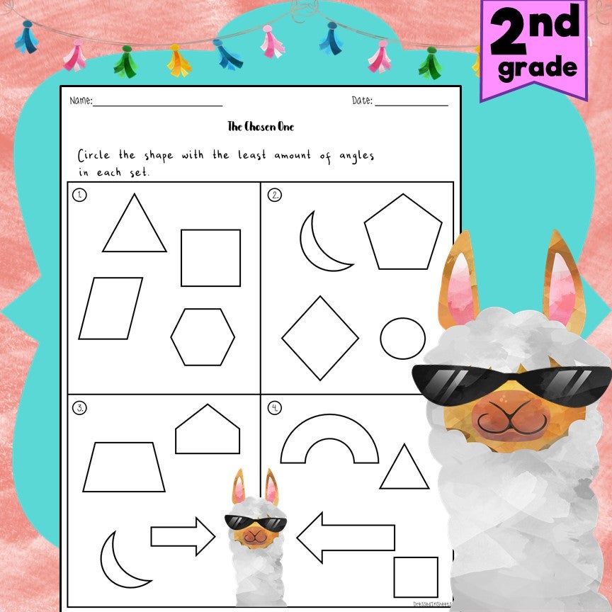 2nd Grade Counting Angles in Shapes - Payhip