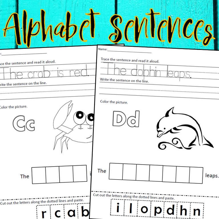 english spanish alphabet sentences worksheets payhip