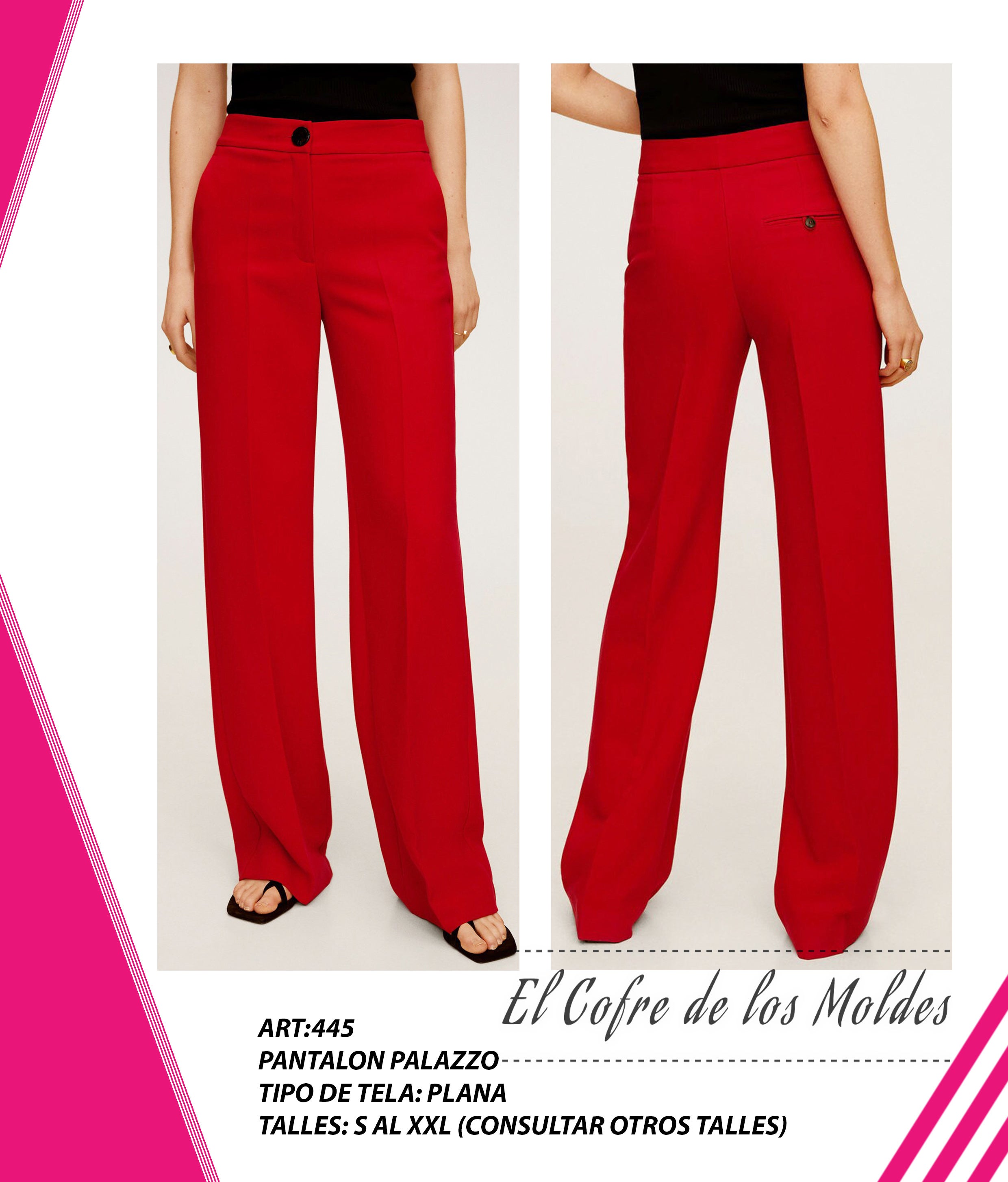 Molde Digital PDF Pantalon Palazzo, Pack Talles S Al Xxl - Payhip