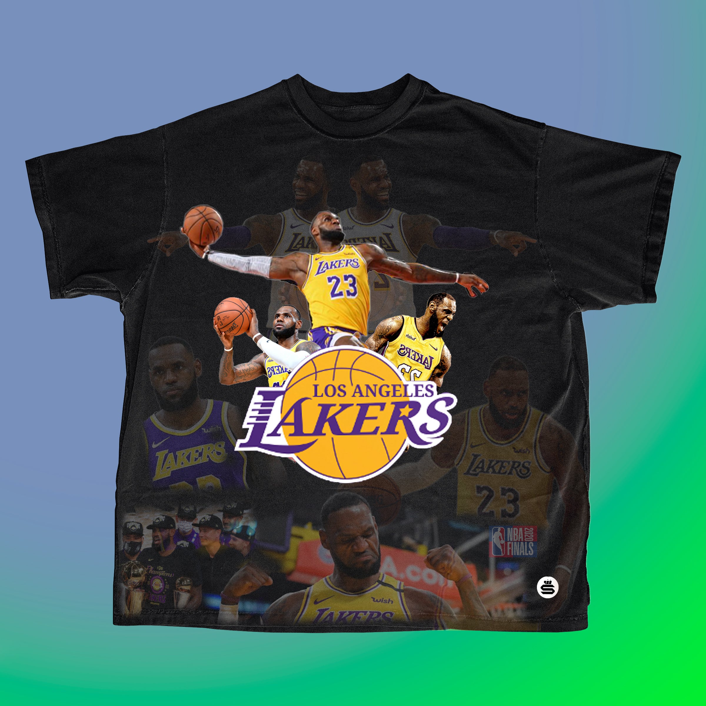 custom lakers t shirt