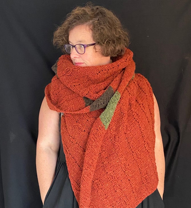 Crochet wrap pattern