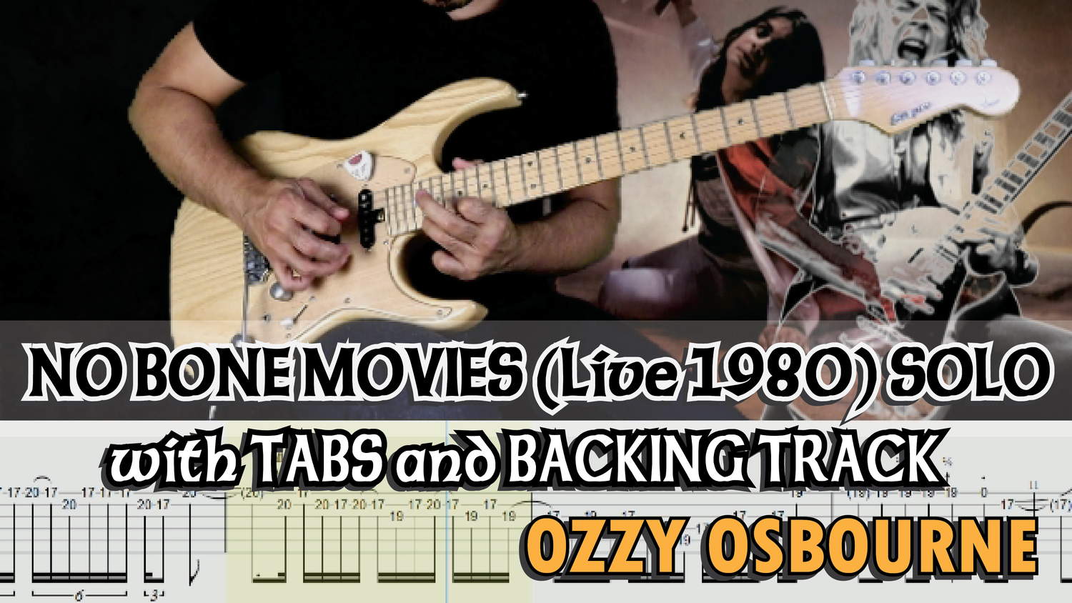 OZZY OSBOURNE (RANDY RHOADS) NO BONE MOVIES (Live 1980