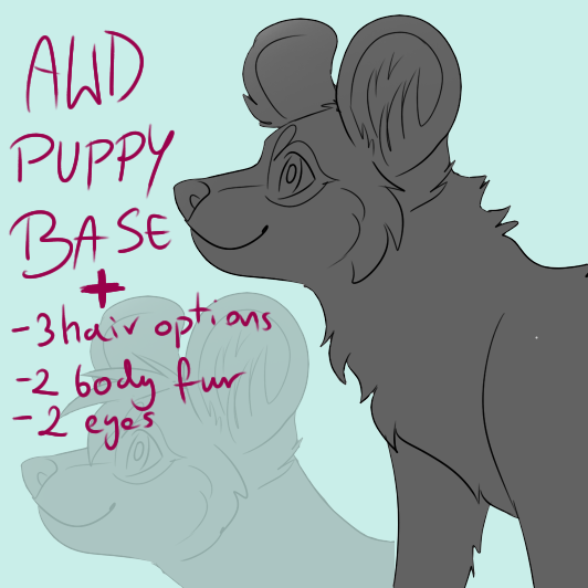 AWD puppy fullbody base Multiple options - Payhip