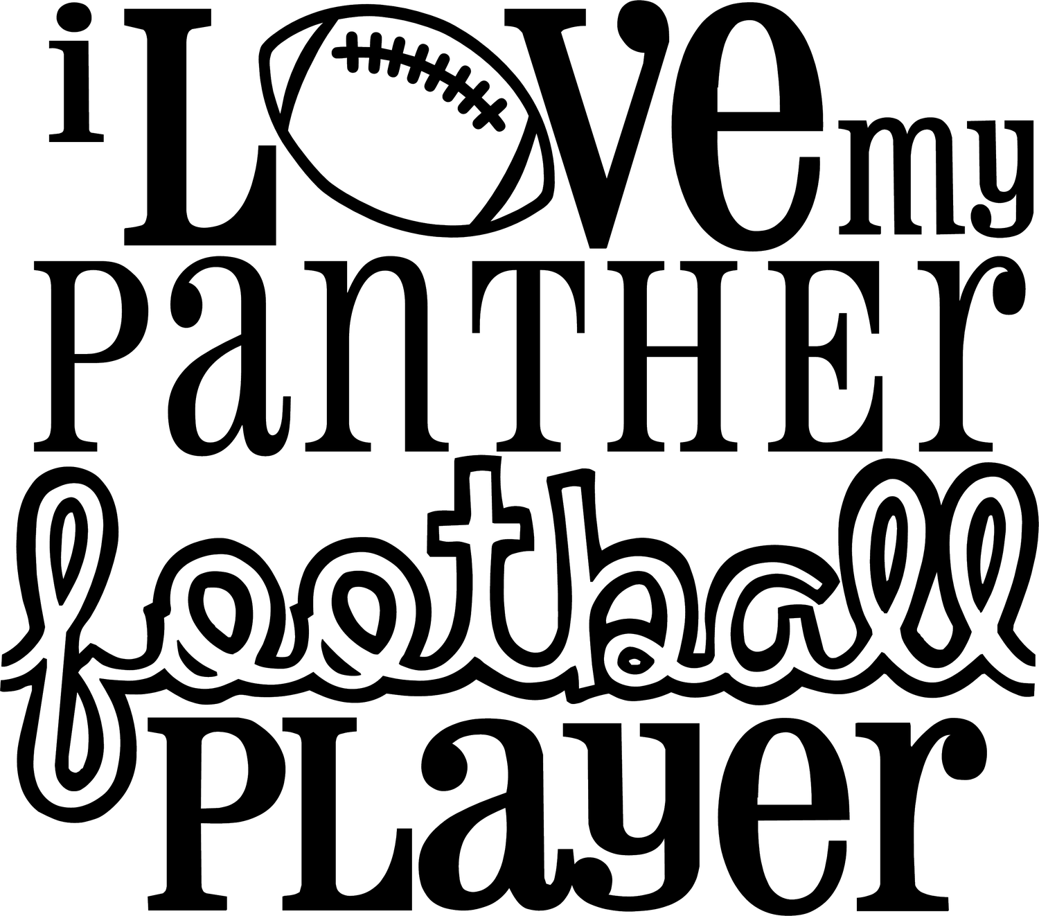 Panthers Football SVG - Payhip