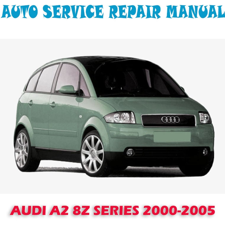 Audi A2 (Type 8Z) 1999-2005 Repair Manual – German Language – KFZ-Verlag Ring Binding