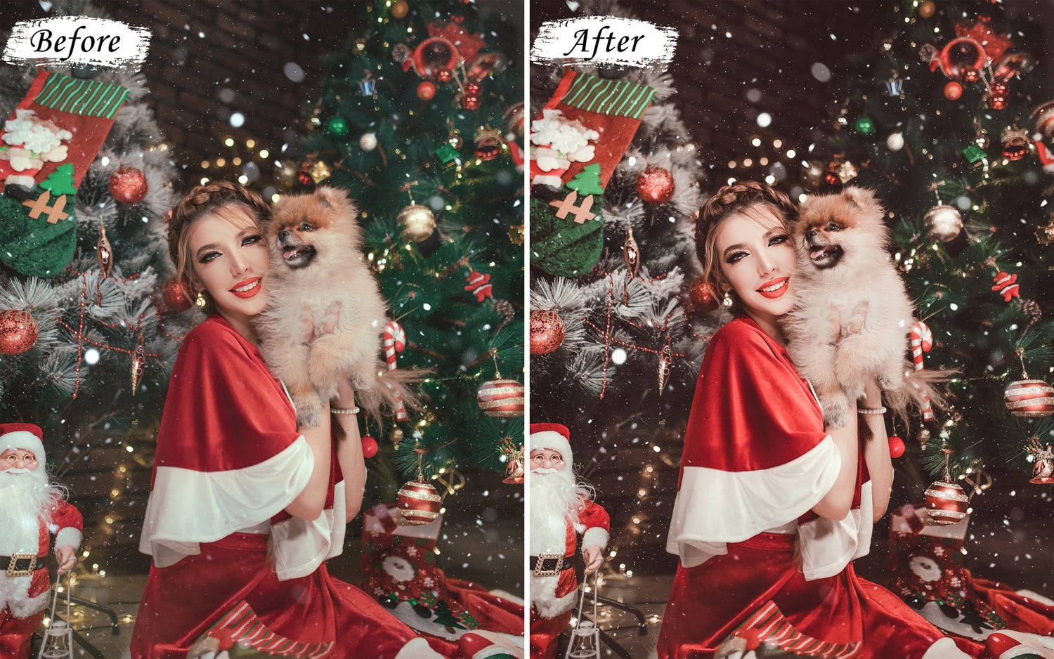 CHRISTMAS Preset - Lightroom Mobile presets | Holiday Bright Lightroom