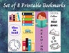 Printable Reading Bookmarks Set of 8 Bookmarks to Download - Payhip