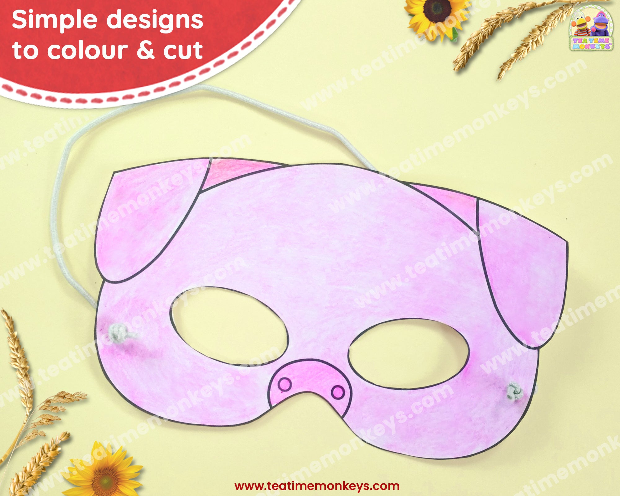 FARM ANIMALS PRINTABLE MASKS FOR COLOURING Payhip FARM ANIMALS PRINTABLE MASKS FOR COLOURING Payhip