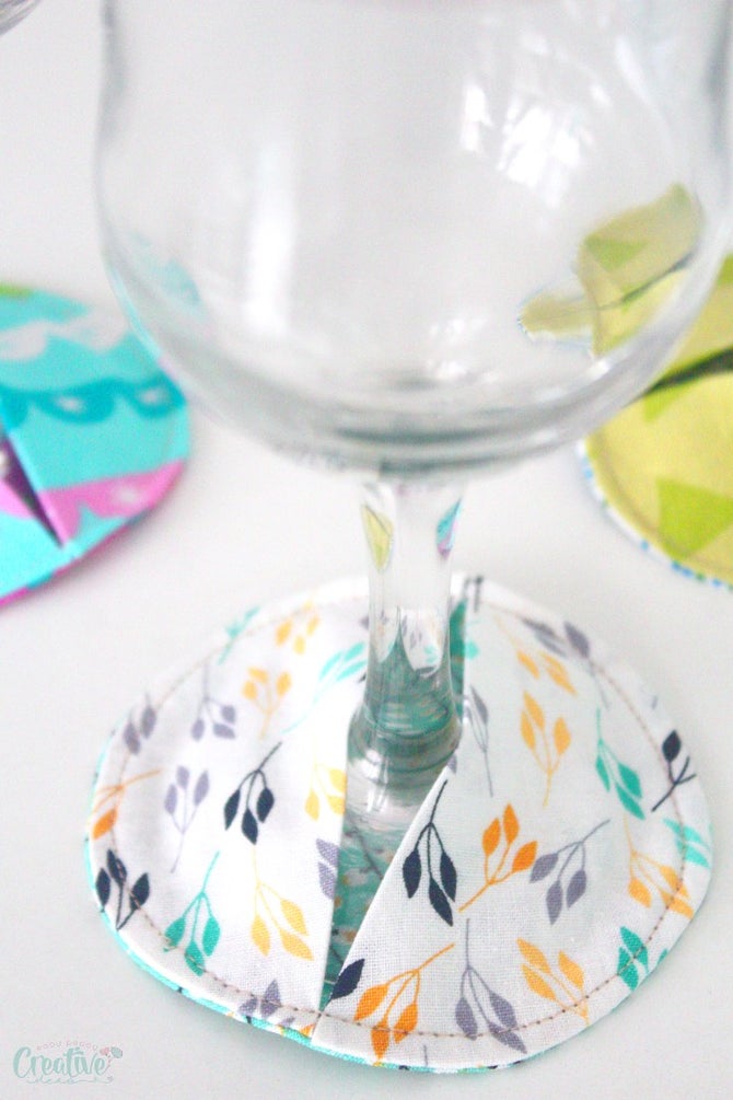 Wine glass coasters/slippers sewing tutorial Payhip