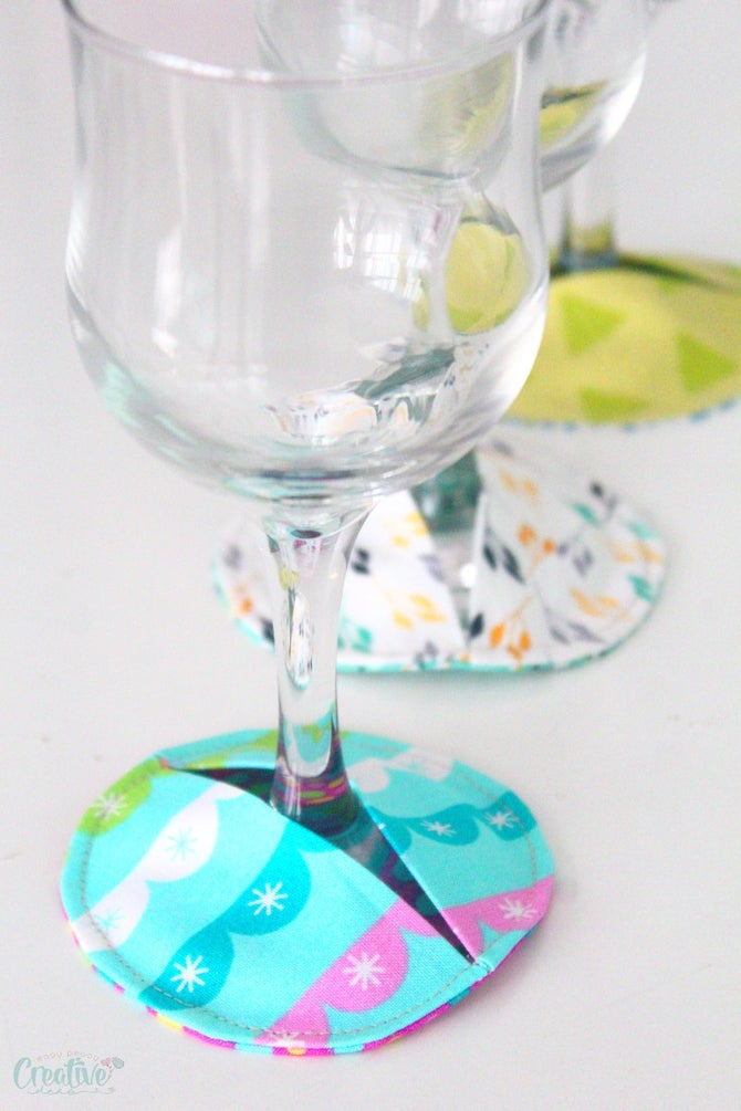 Wine glass coasters/slippers sewing tutorial Payhip