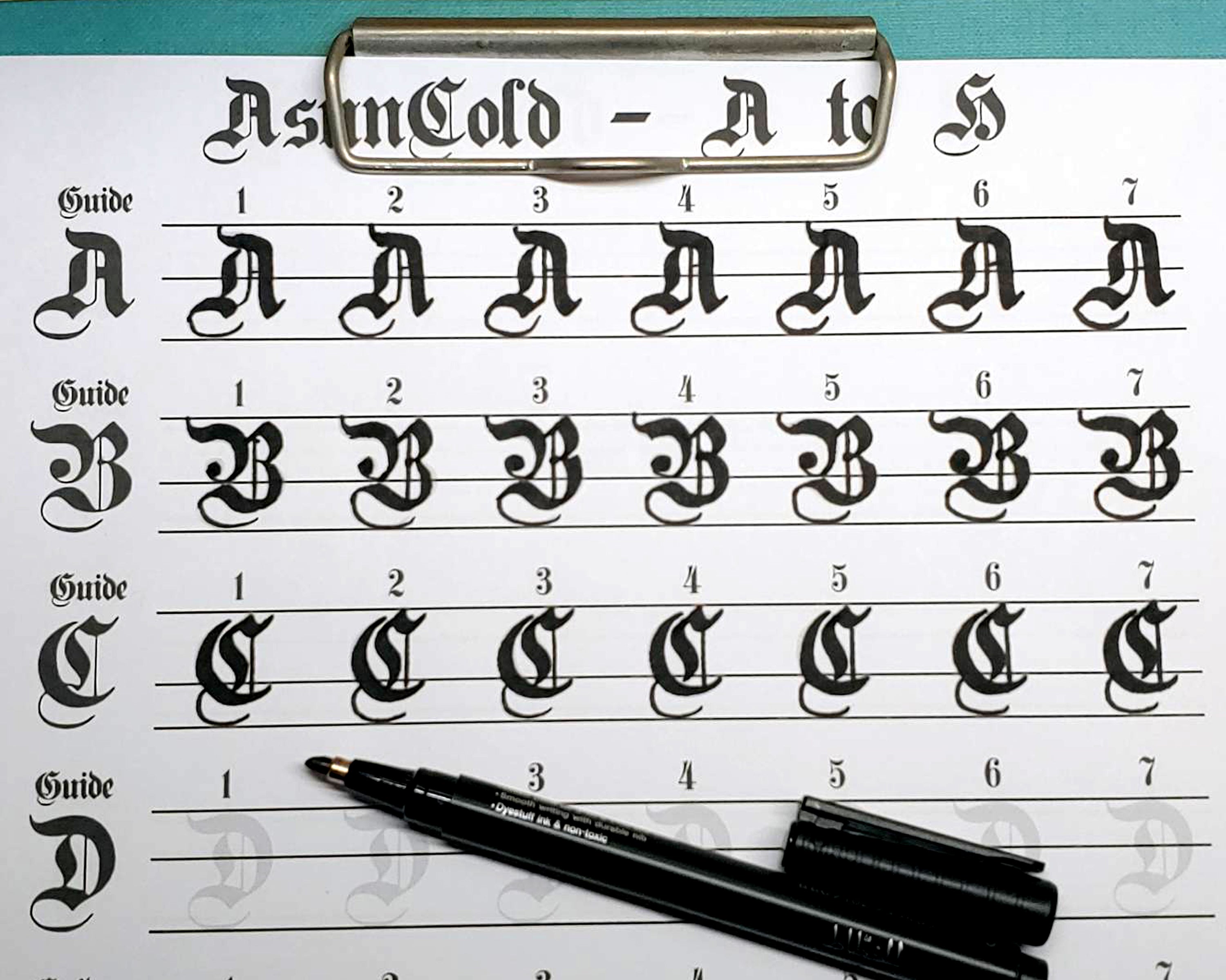Blackletter Calligraphy Template Calligraphy Practice Sheet For Adult Blackletter Calligraphy Template Calligraphy Practice Sheet For Adult