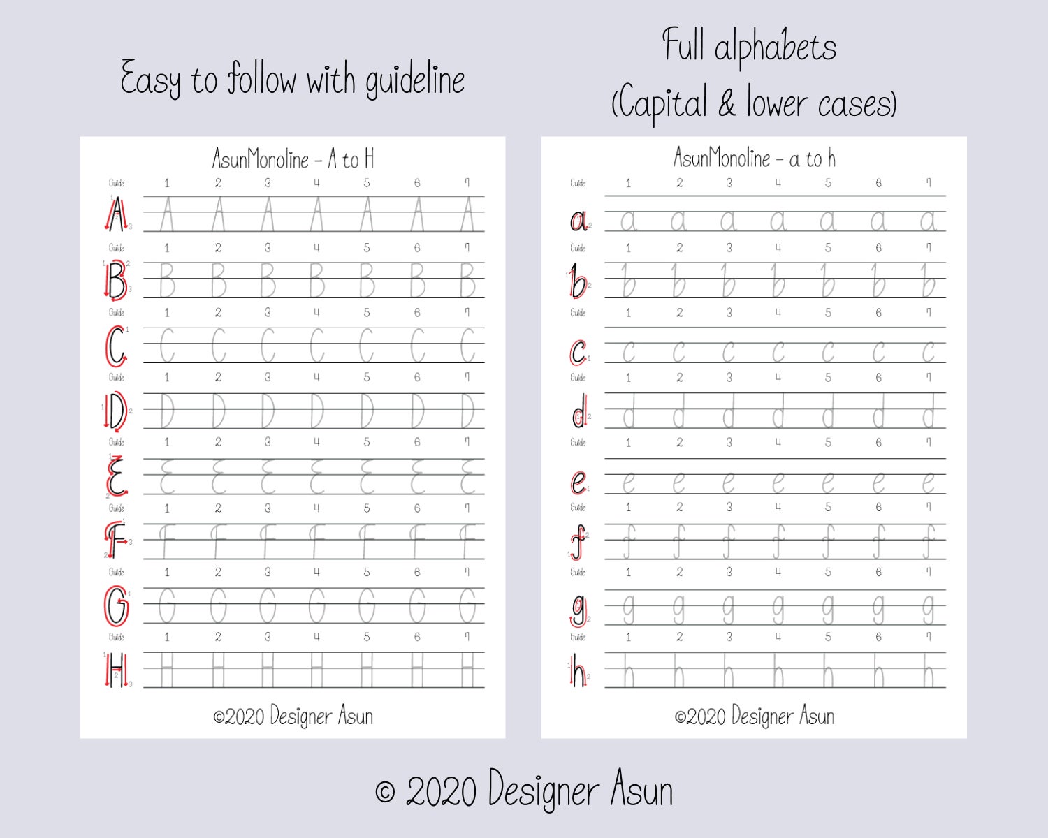Printable Lettering Worksheet For Adult | Practice neat handwriting | Best handwriting  PDF blank template | Printable calligraphy sheets - Payhip