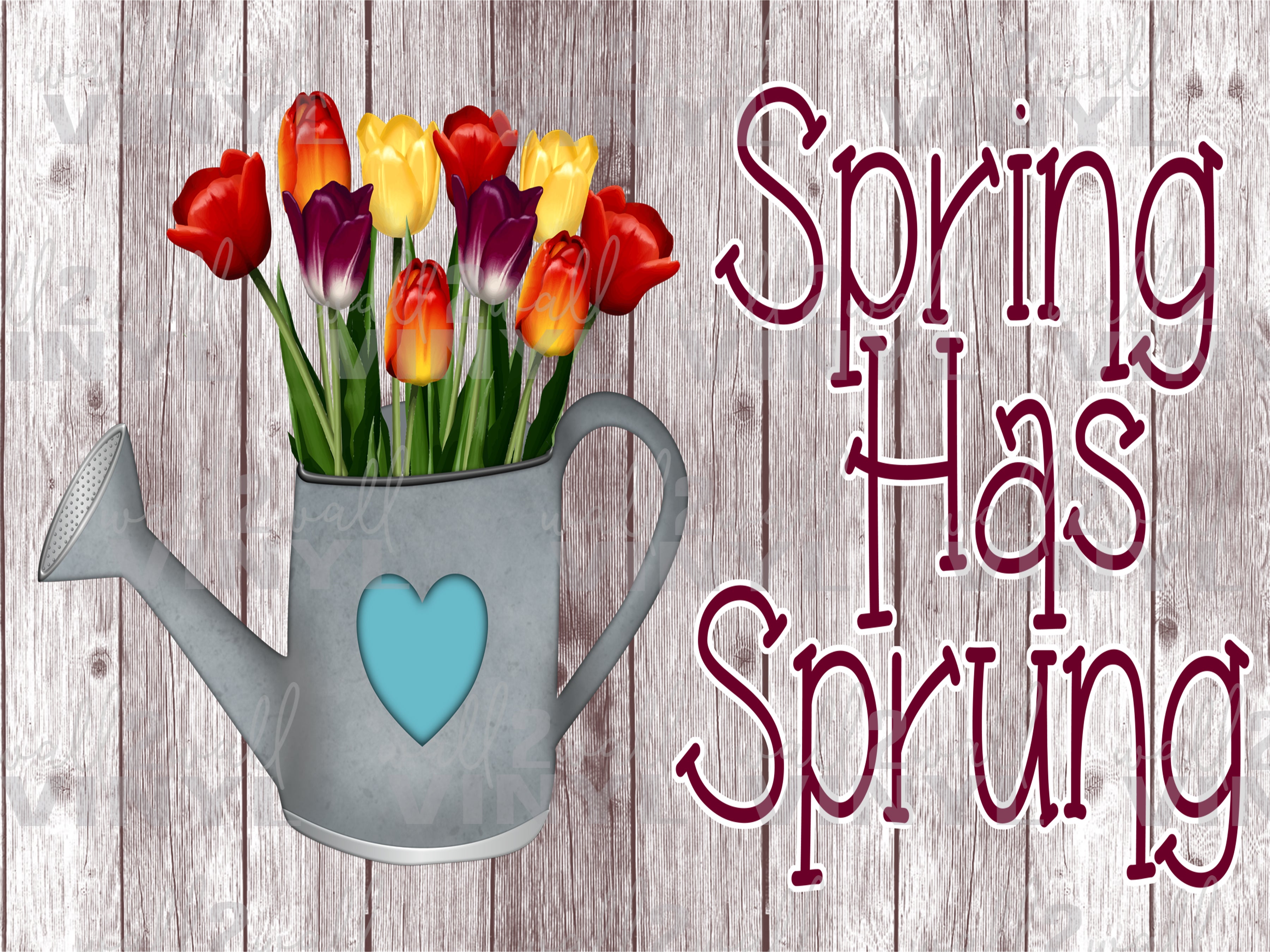 SPRING HAS SPRUNG WITH WATERING CAN DOORMAT DESIGN - Payhip
