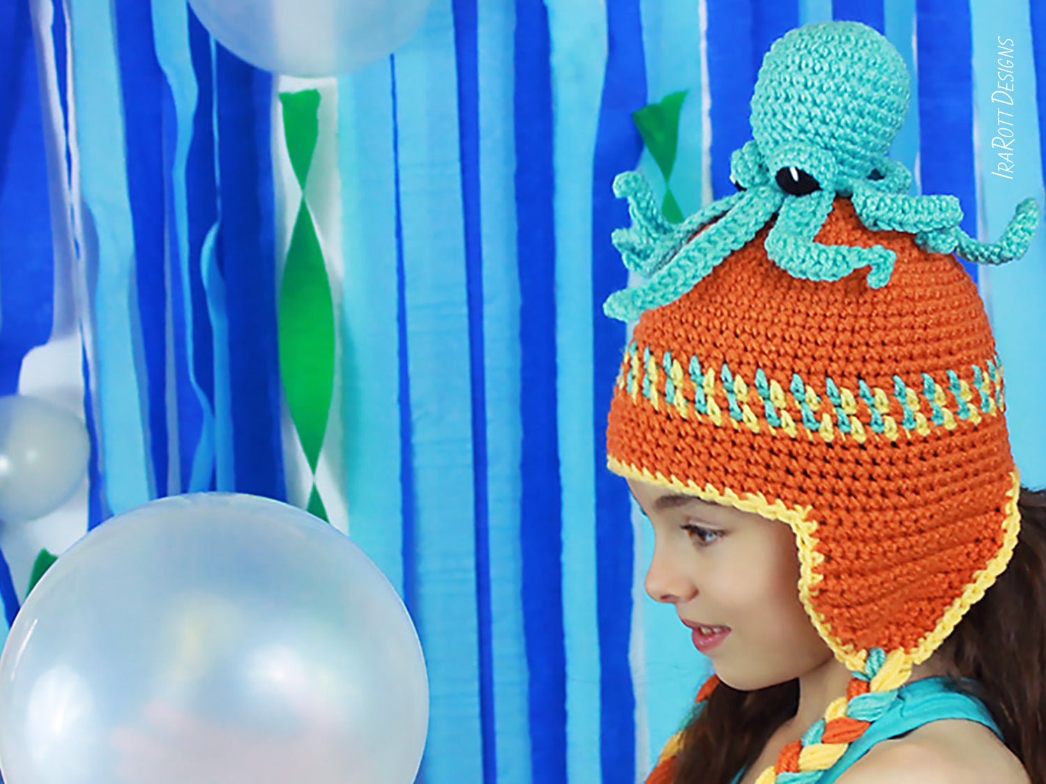 CROCHET PATTERN Inky the Octopus Hat 