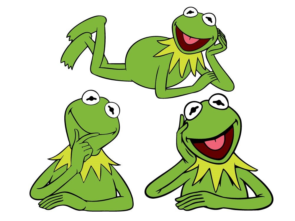 9 Kermit The Frog SVG Cut Files | Sesame Street Kermit Vector ClipArt’s