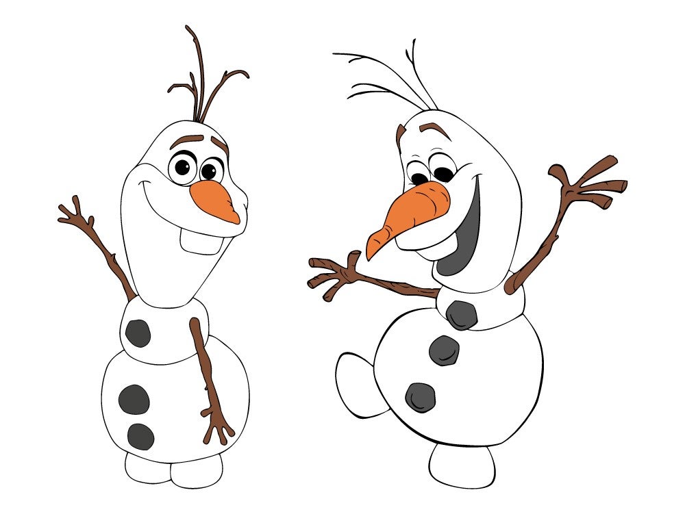 14 Olaf SVG Cut Files | Olaf Vector Clipart Download | Disney Frozen ...
