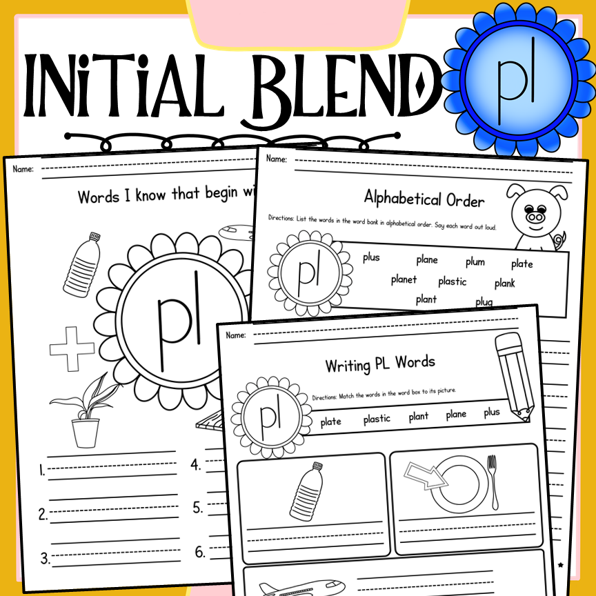 Initial Blend PL Worksheets - Payhip