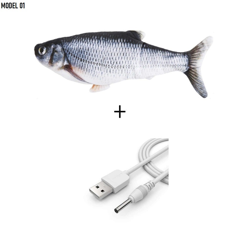 Hot Deal Electric Flopping Fish Dog Toy Cat Toy Pet Moving Bite Toy Payhip