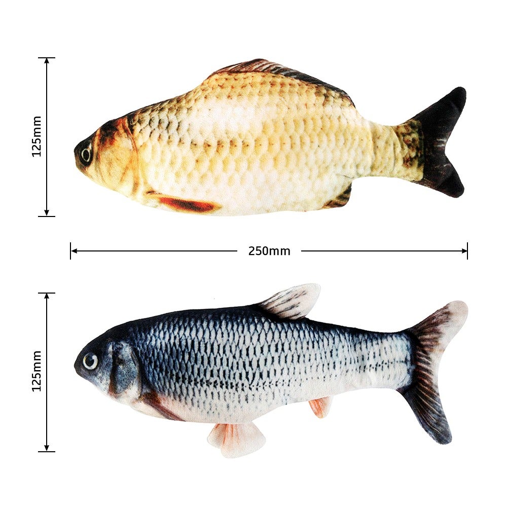 Hot Deal Electric Flopping Fish Dog Toy Cat Toy Pet Moving Bite Toy