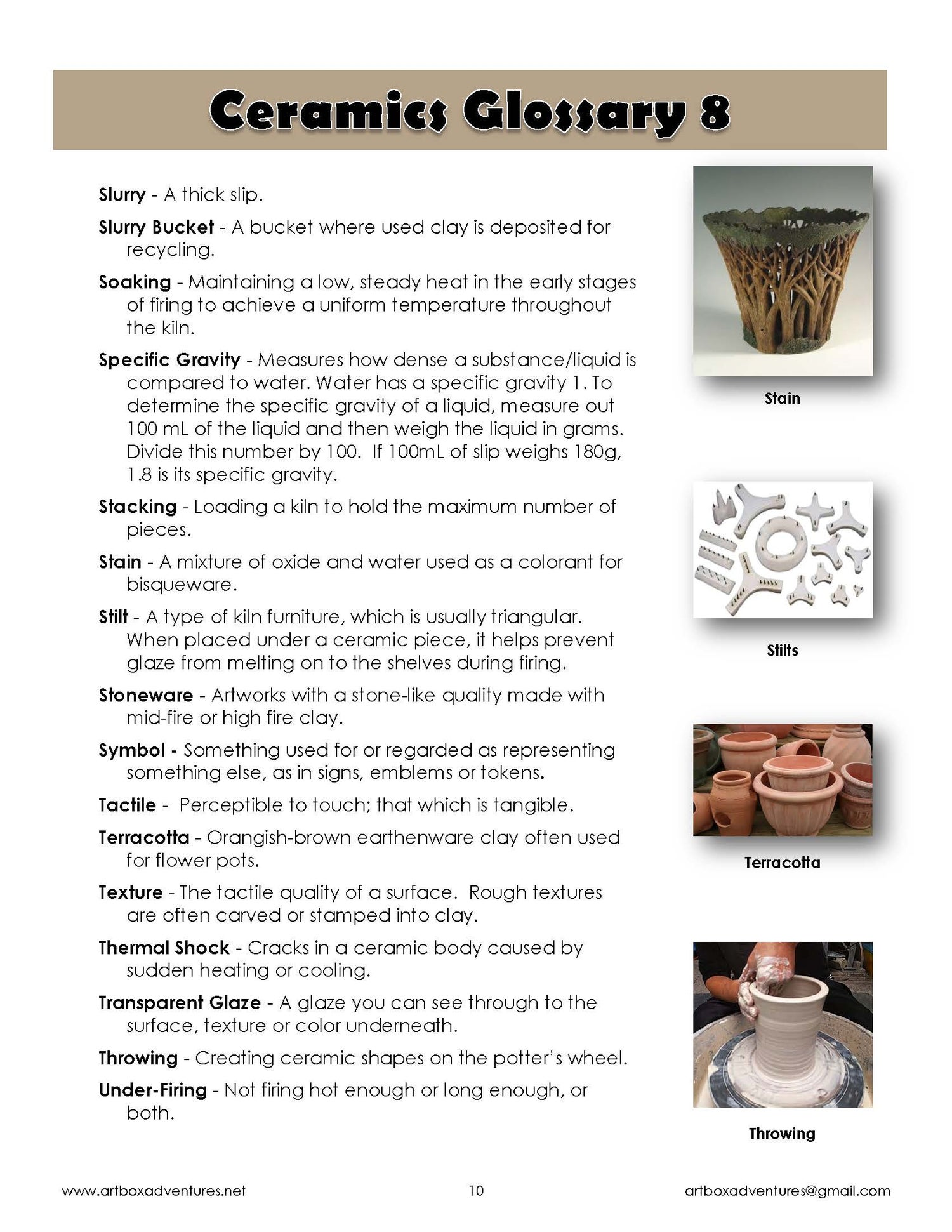 7 Ceramics Glossary A Collection of Over 125 Clay Terms and Their Meanings Payhip