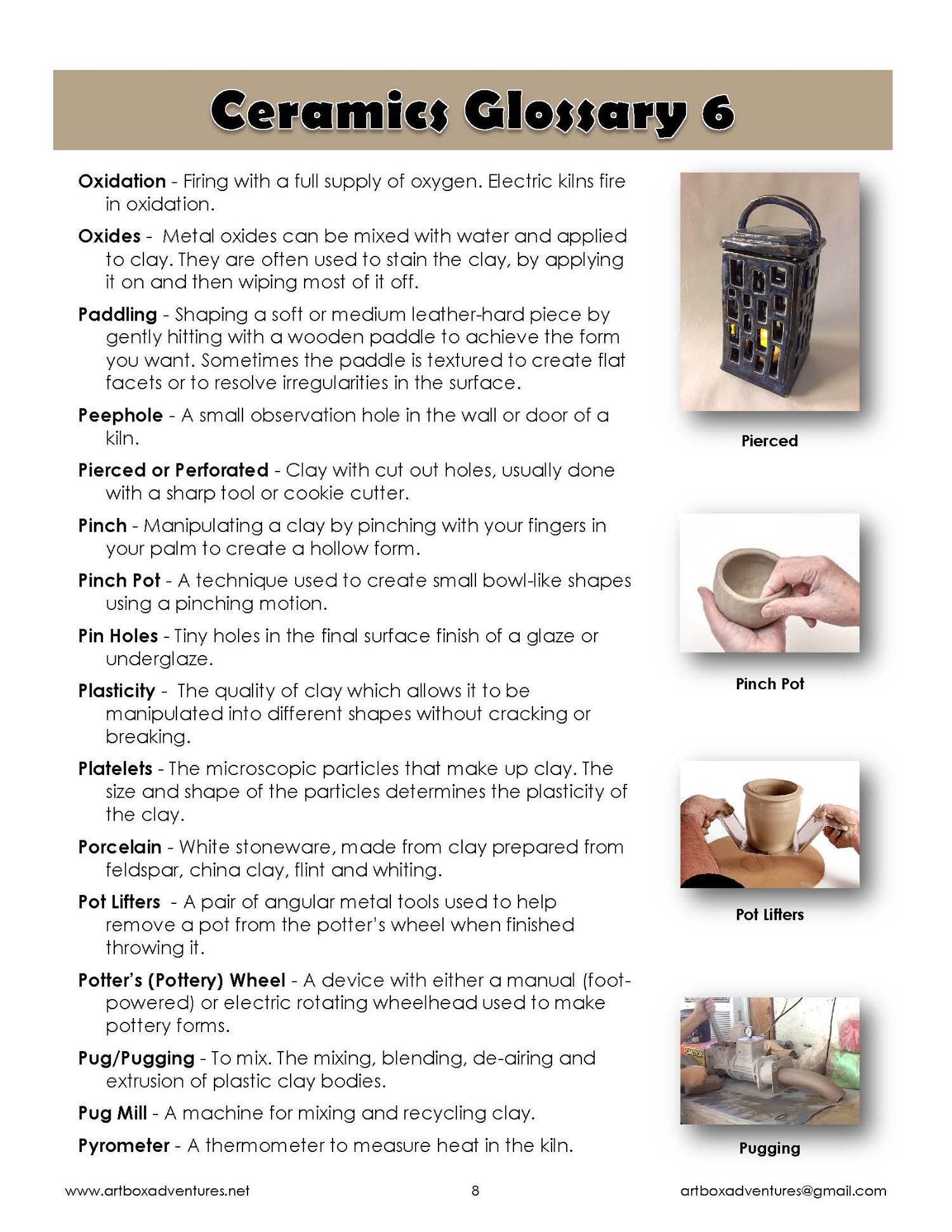 7 Ceramics Glossary A Collection of Over 125 Clay Terms and Their Meanings Payhip