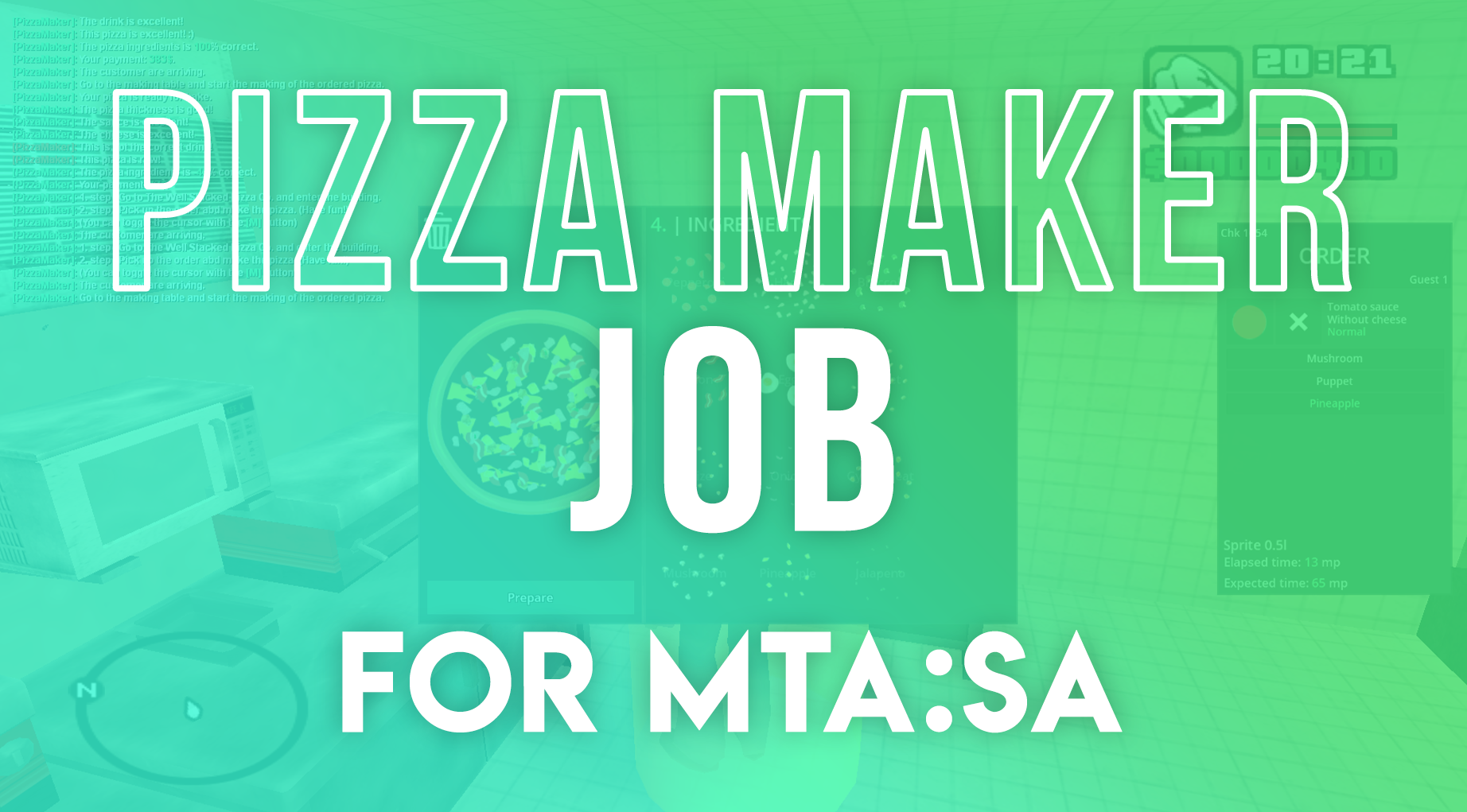 [MTASA] Pizza Maker Job Payhip