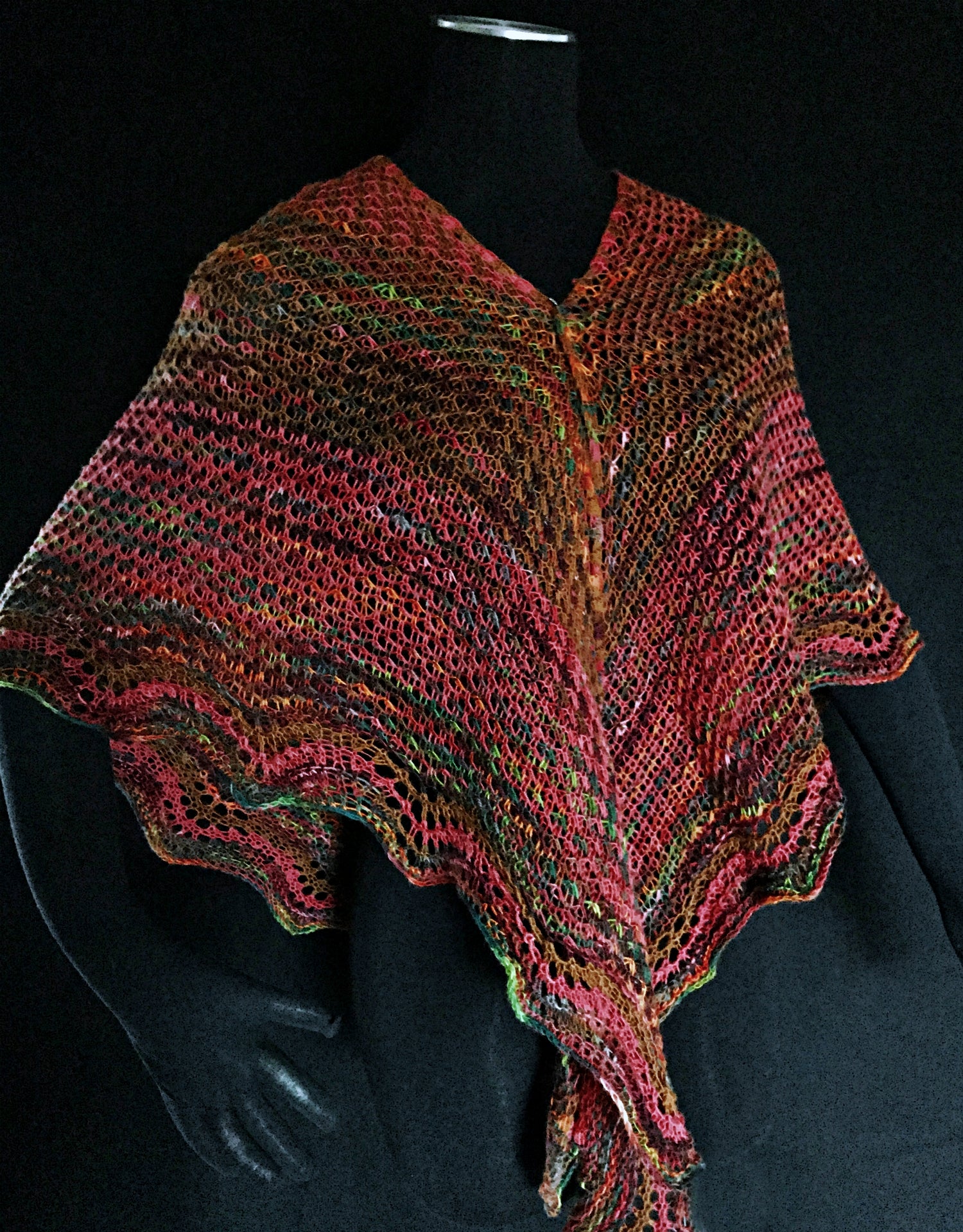 Divisionism Shawl PDF Hand Knitting Pattern - Payhip