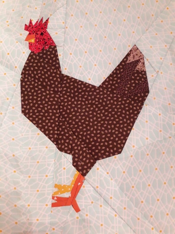 Chicken Quilting Pattern