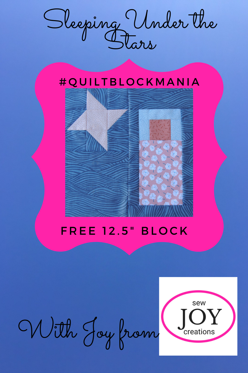 Sleeping Under the Stars quiltblockmania Summer Series Payhip