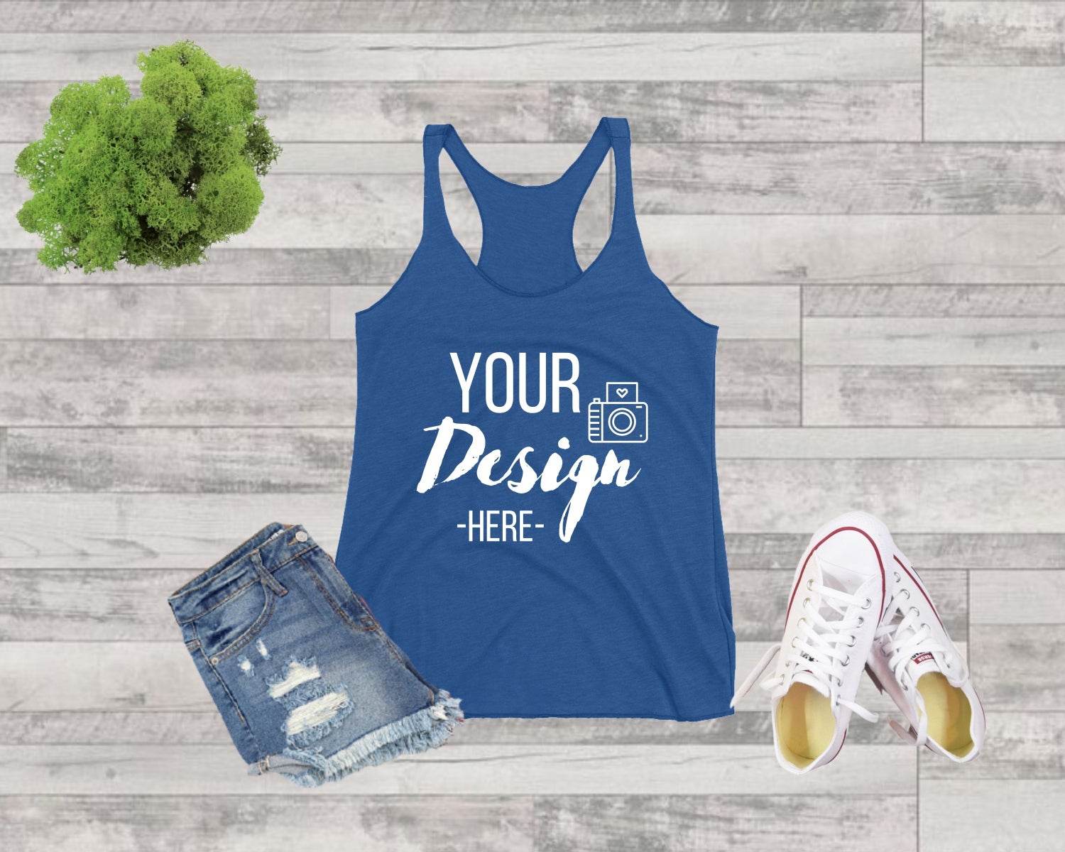 6733 Vintage Royal Mockup Next Level Tank Mockup Racerback Tank Mock Up Vintage Royal Next Level Tank Top Mockup Blue Tank Mockup