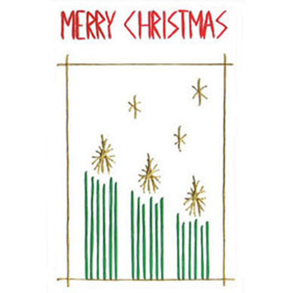 Candles And Stars Stitching Card Pattern Payhip