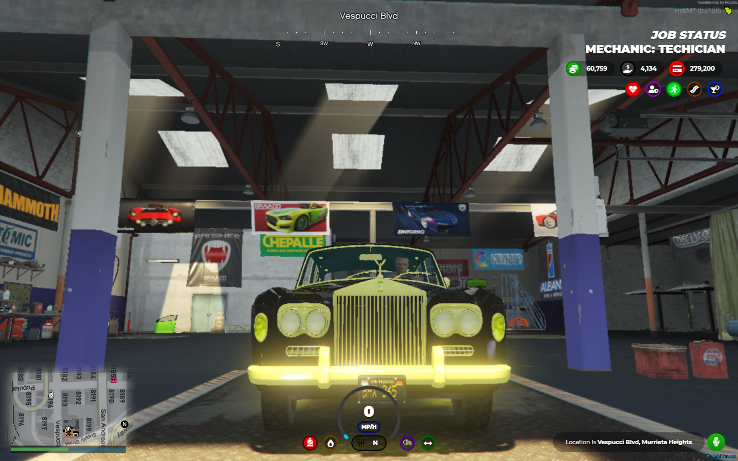 Free FiveM Ready Rolls Royce Custom Mechanics Vehicle Fully