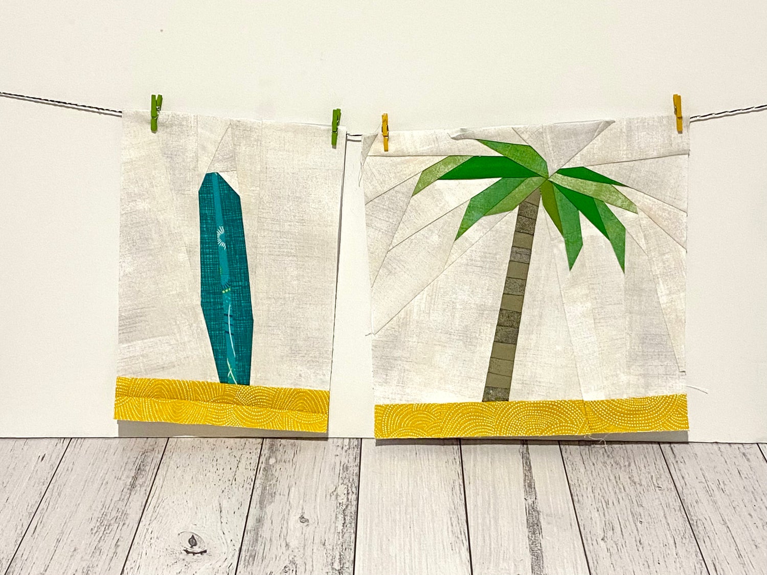 Palm Tree Quilt Block Pattern