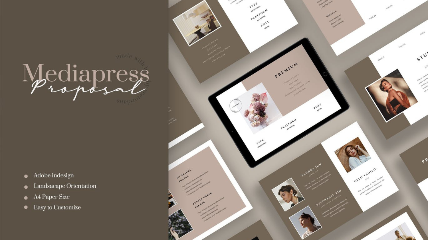 Blogger Media Kit Template - Payhip