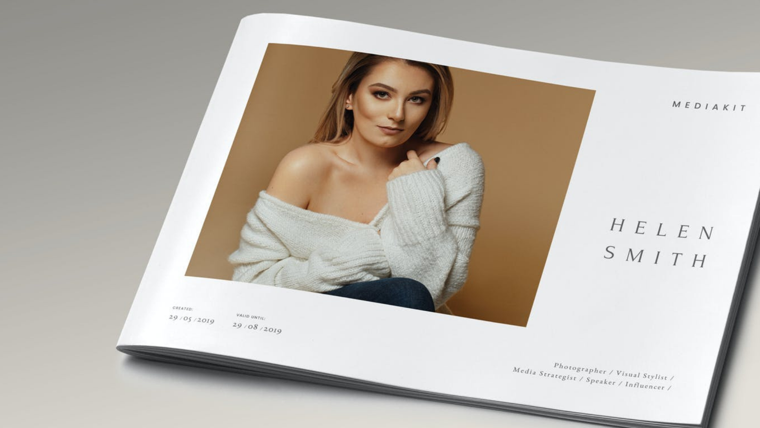 Blogger Media Kit Template - Payhip