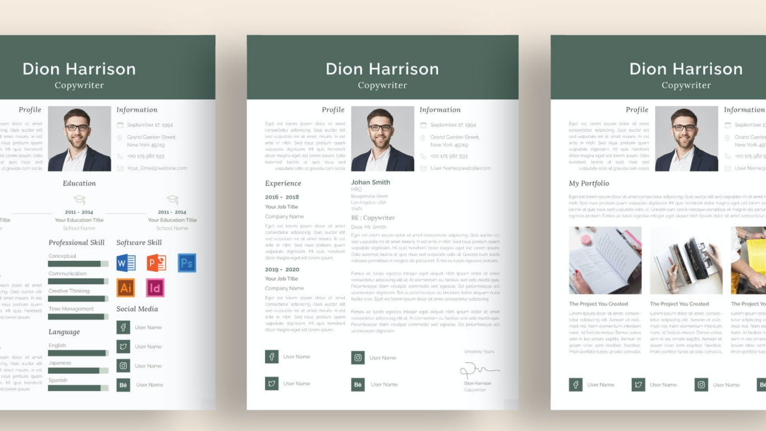 CV Resume Template - Payhip