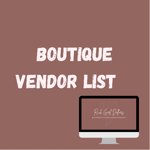 Boutique Vendor List Payhip